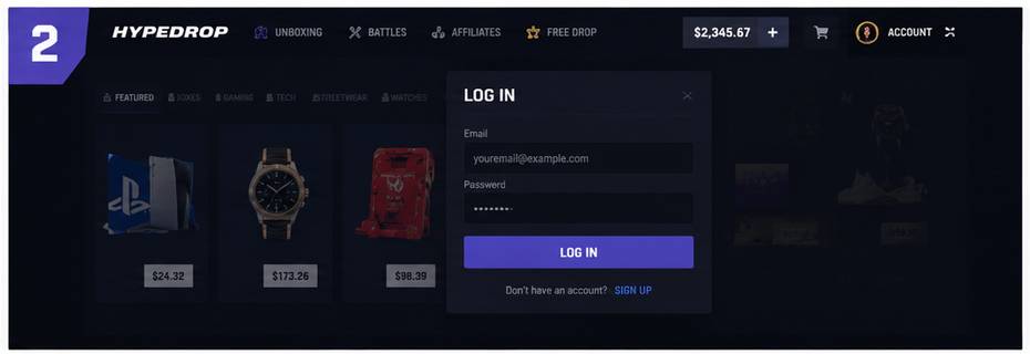 Log In to Your Account