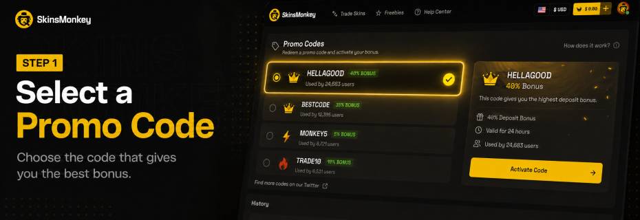 Select a Promo Code