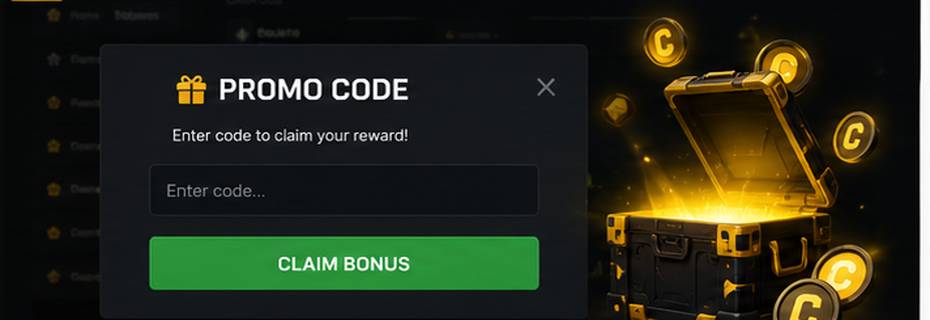 insert your code to claim the welcome bonus
